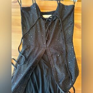Black Sparkle Romper